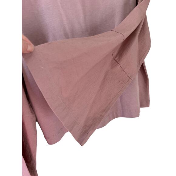 Club Monaco Boxy Bell Sleeve Knit Top Mauve M - Picture 7 of 7